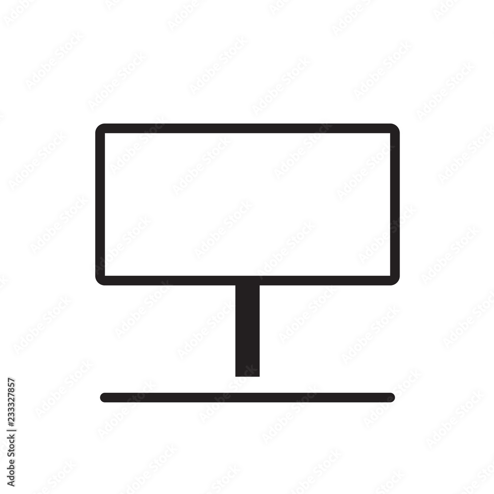 billboard icon Vector illustration, EPS10. billboard icon Vector illustration, EPS10.