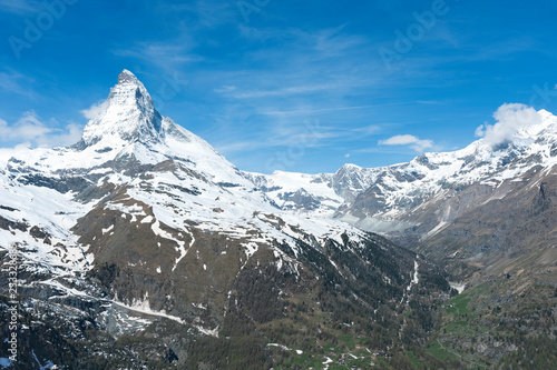 Idyllic landscape of Mountain Matterhorn  Zermatt  Switzerland