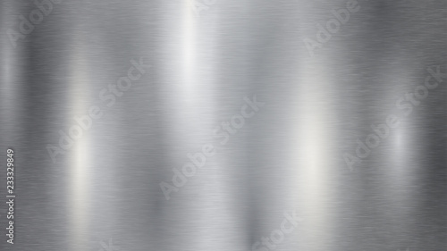 Background with silver metal texture