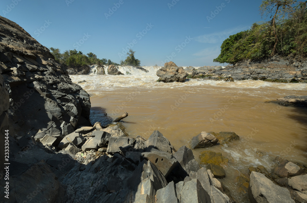 Khone Phapheng Waterfalls , Champasak Province ,Laos