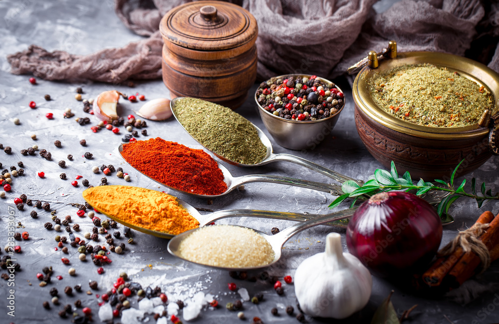 Spices and condiments for food