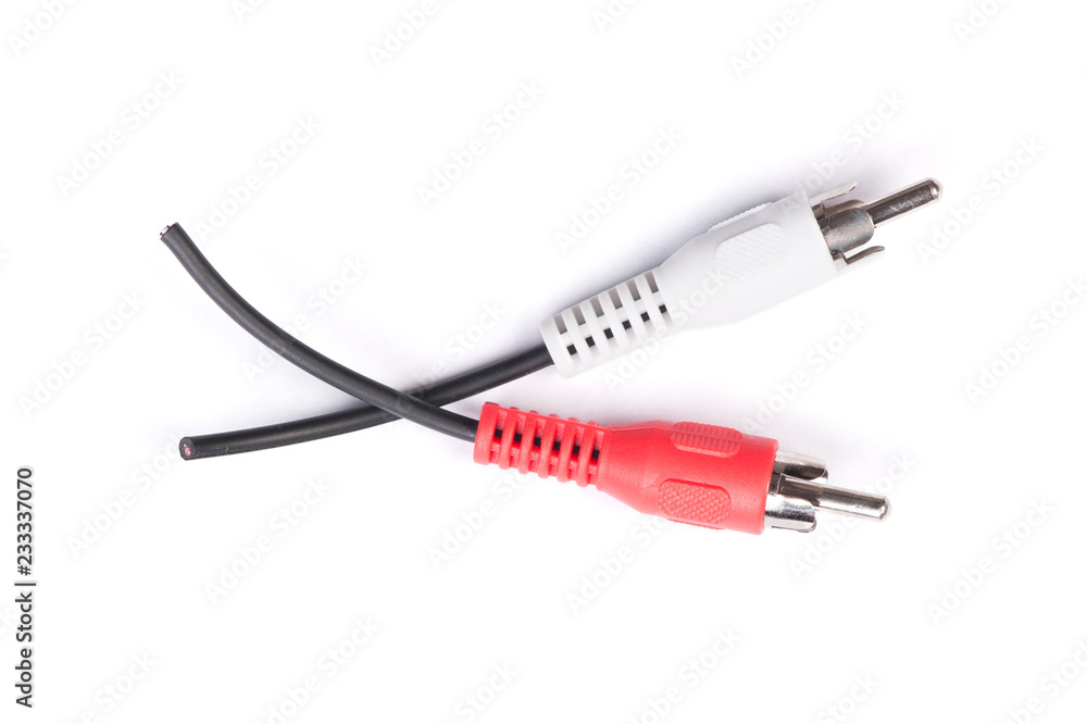 Audio and video RCA jack Audio and video RCA jack