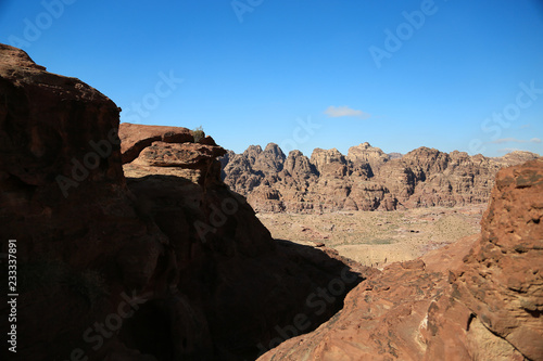 Mountains in Petra  Jordan