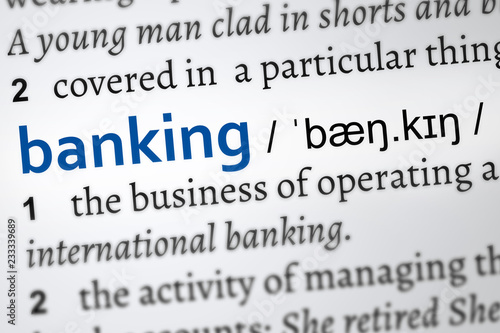 banking dictionary definition