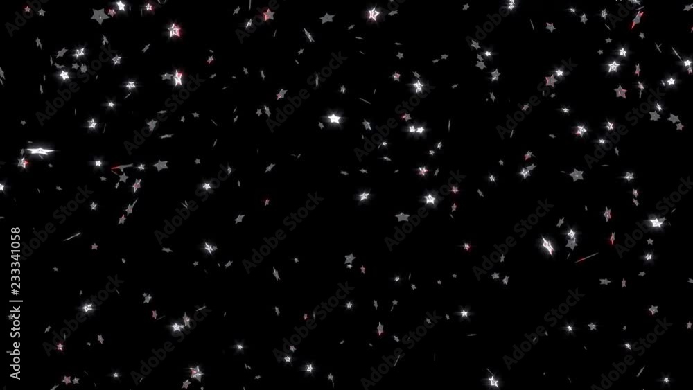 Big Rain of Acute Silver Five Branchs Stars Big Rain of Acute Silver Five Branchs Stars