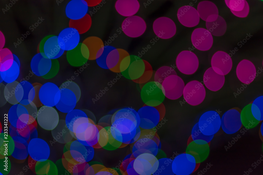 Lighting bokeh as background