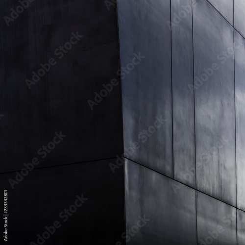 Black wall texture exterior background