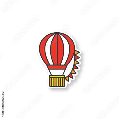 Hot air balloon festival patch