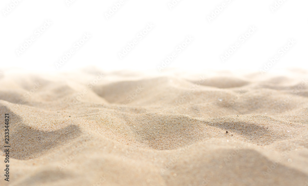 Sand texture on white background Sand texture on white background