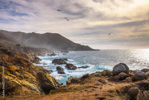 Pacific coastline scenery