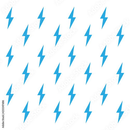 Lightning bolts pattern. Thunder bolt pattern energy lightning vector background