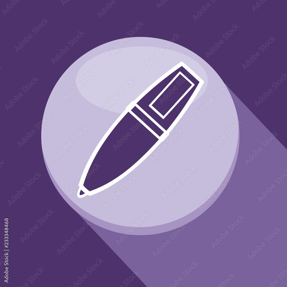 Vector illustration of a icons back to school - pen Vector illustration of a icons back to school - pen