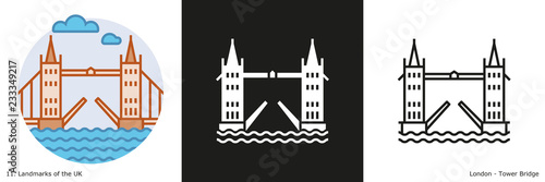 Tower Bridge Icon - London