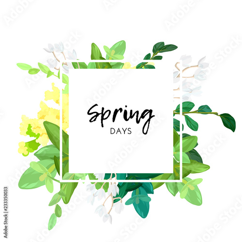 Floral spring design with w...