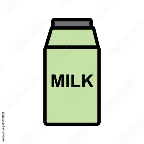 Milk Food Line Filled Icon