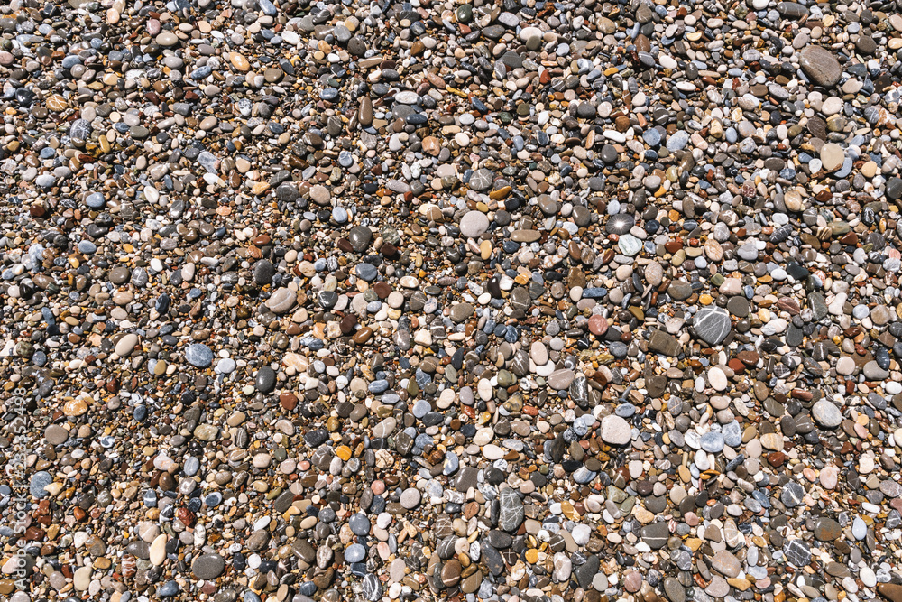 Natural abstract texture - different colorful pebbles background. Natural abstract texture - different colorful pebbles background.