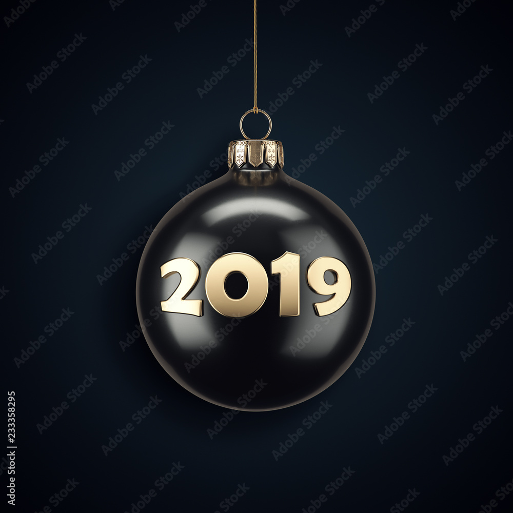 3D Rendering Christmas ball on a dark background 3D Rendering Christmas ball on a dark background
