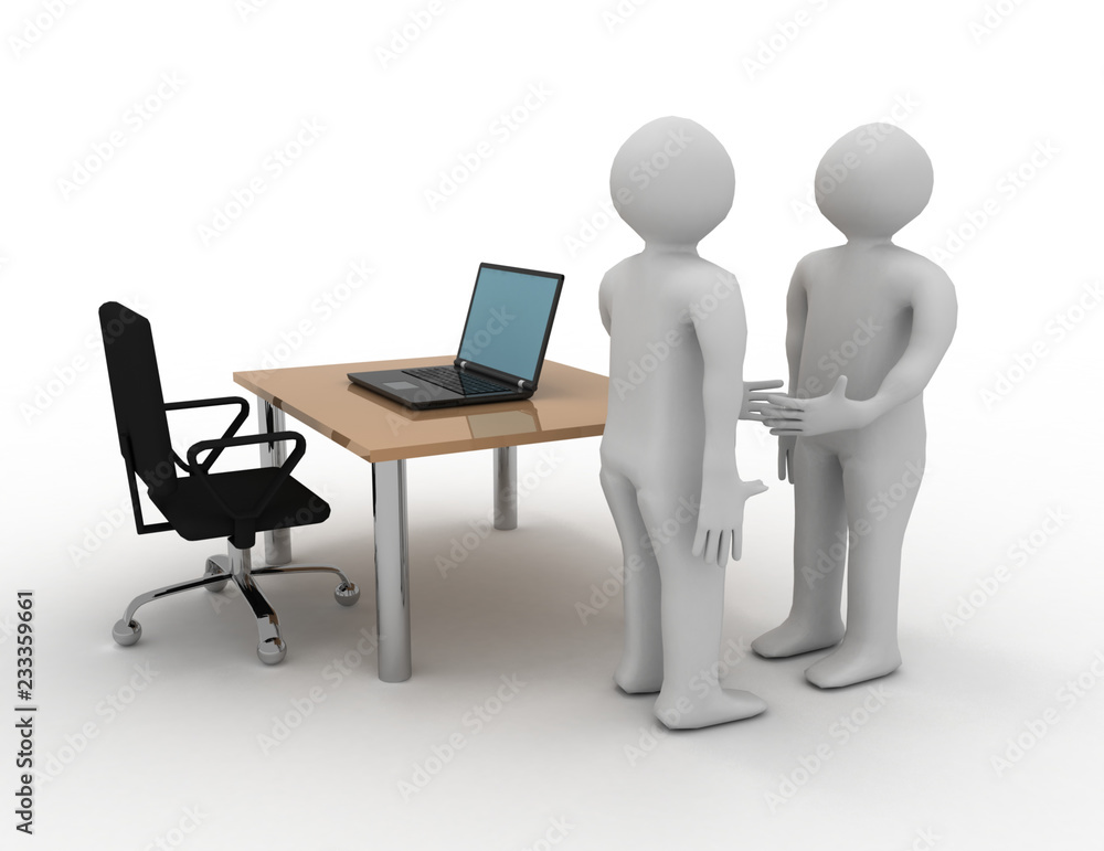 3D white people. Business deal . 3d rendered illustration 3D white people. Business deal . 3d rendered illustration