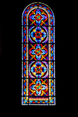 Leinwandbilder Buntglas Buntglasfenster der Abtei Beaugency  © guitou60