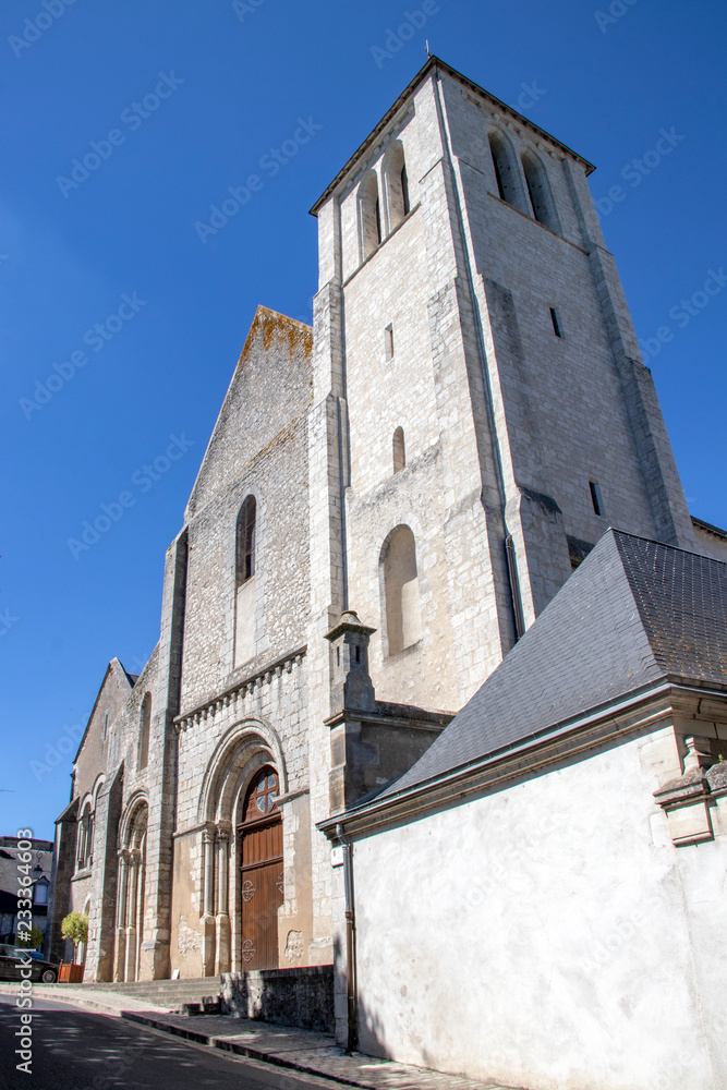 Beaugency. Abbatiale Notre-Dame. Loiret. Centre-Val de Loire	