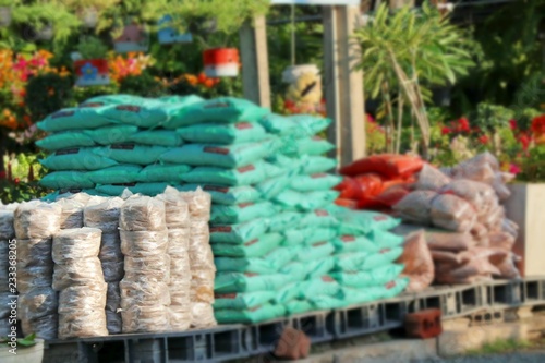 Bags of garden soil for sale