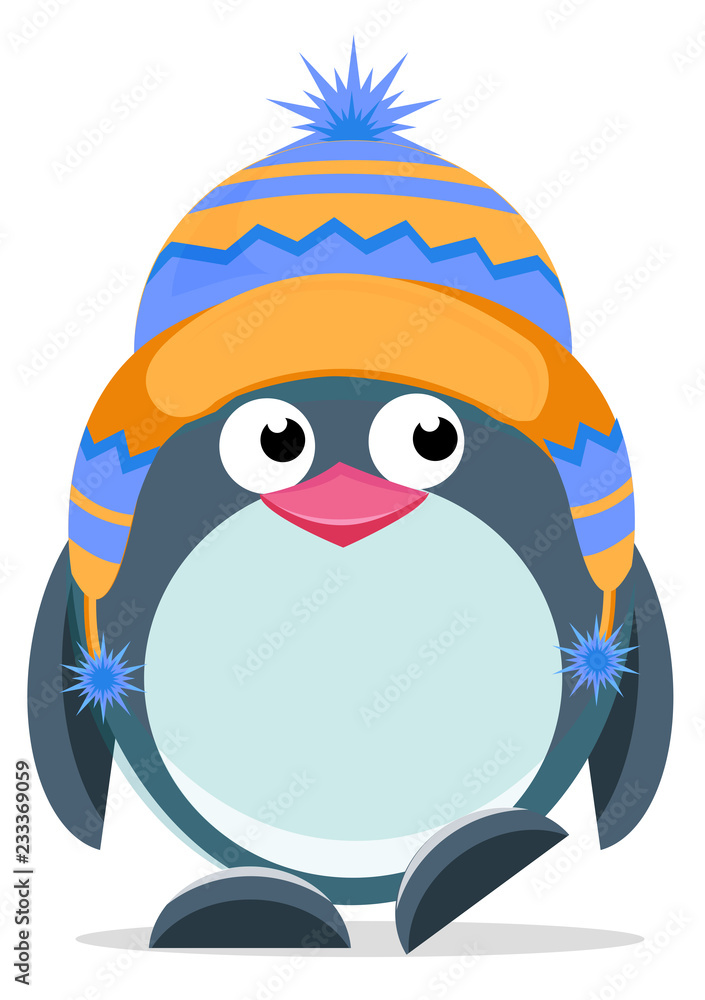 Obraz premium Cute hand drawn penguin 3