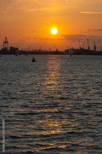 Southampton Dock Sunset