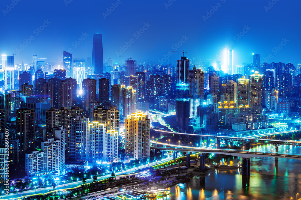 Obraz premium Chongqing night scene
