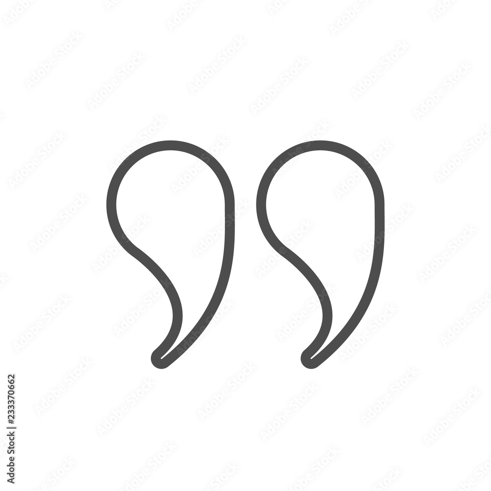 Quote line icon Quote line icon