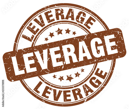 leverage brown grunge stamp