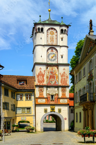 Germany, Baden-Wuerttemberg, Wangen, Ravensburg Gate, Herrenstrasse photo