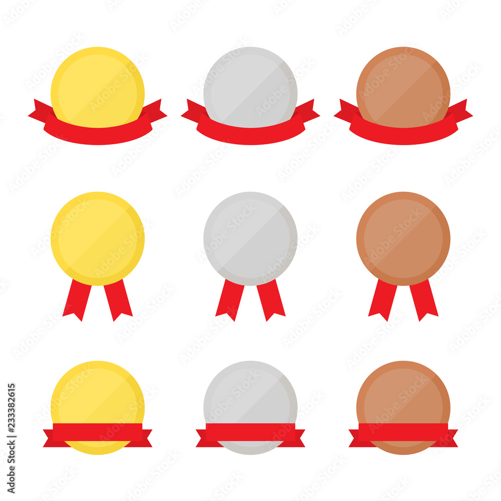 メダルのイラストセット