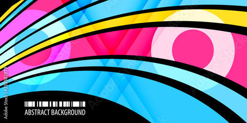 Geometric colorful abstract background