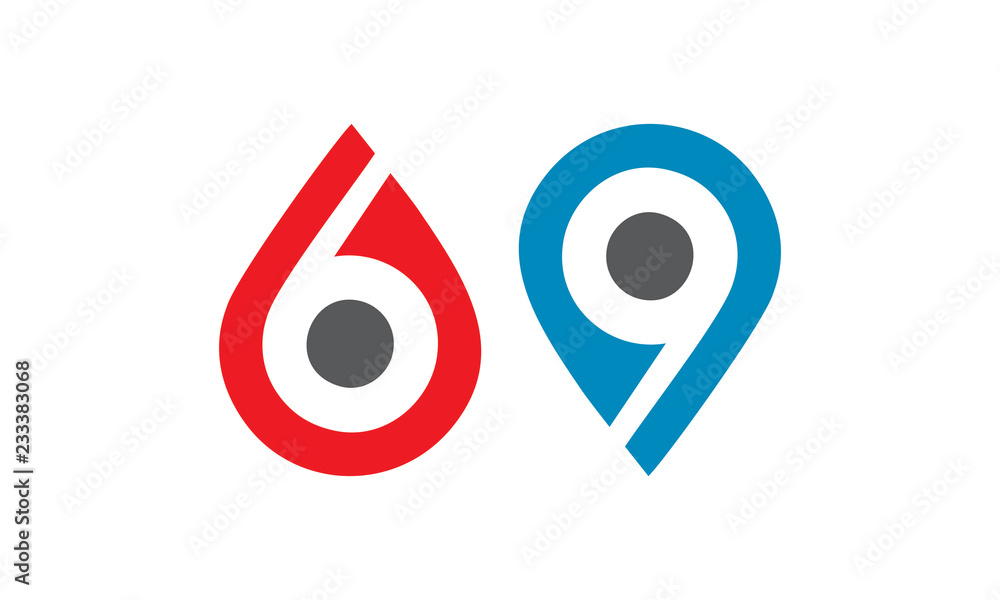 6 and 9 number icon 6 and 9 number icon
