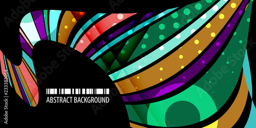 Geometric colorful abstract background