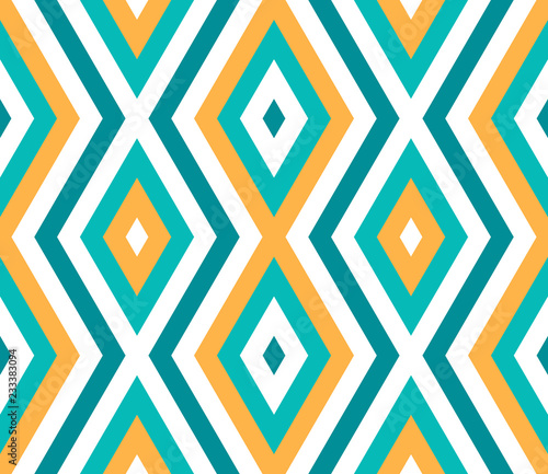 Seamless abstract background with rhombuses. Infinity geometric pattern.  Seamless geometric pattern. Vector illustration.