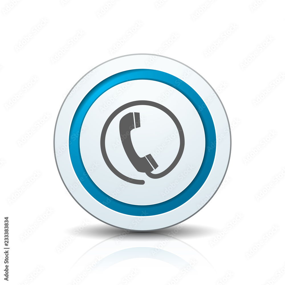 Contact Wire Pfone button illustration Contact Wire Pfone button illustration