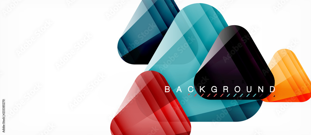 Geometric abstract background, triangles Geometric abstract background, triangles