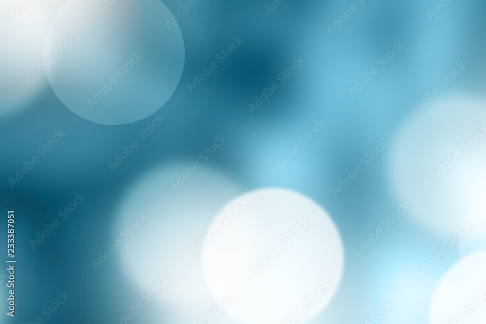 Blue blurred bokeh abstract for background Blue blurred bokeh abstract for background