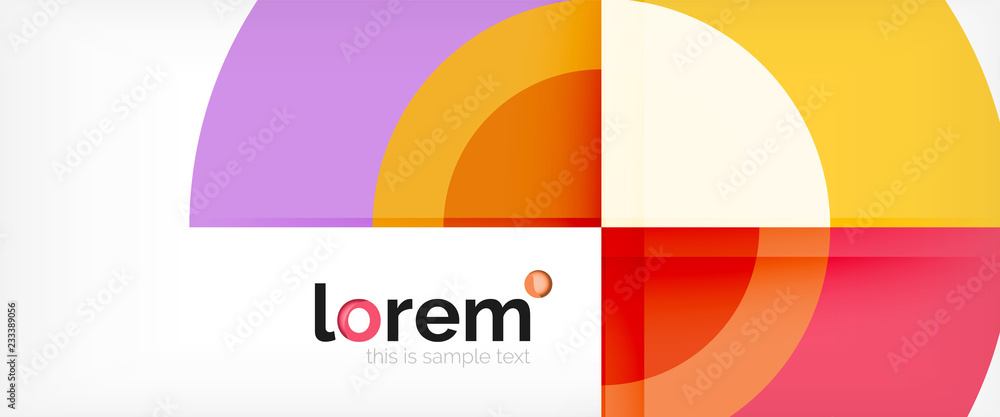 Multicolored round shapes abstract background Multicolored round shapes abstract background