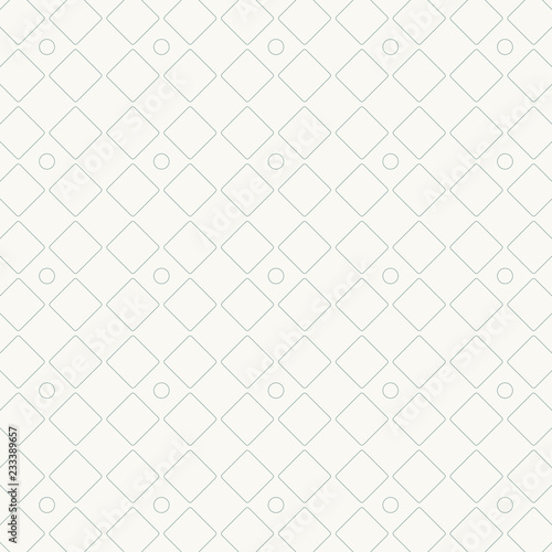 Abstract simple square and round line geometric pattern background.