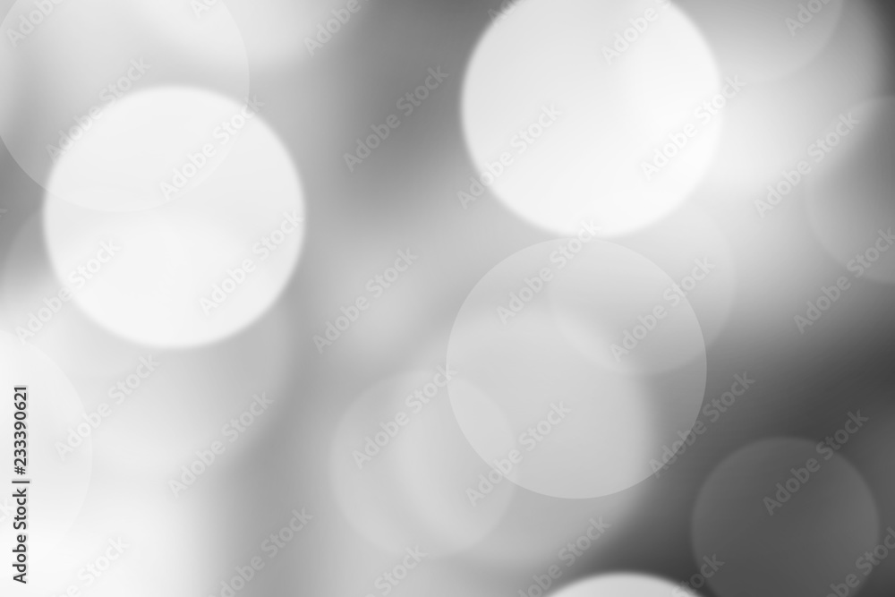 Gray bokeh blurred abstract for background Gray bokeh blurred abstract for background