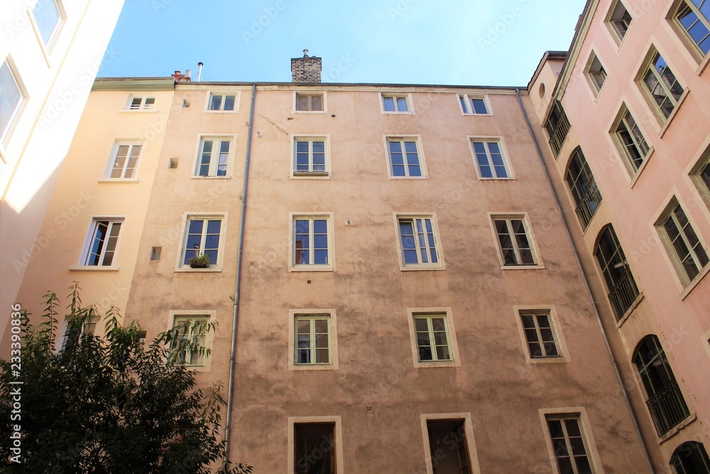 Naklejka premium Lyon - La Croix Rousse