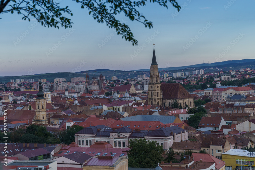 Obraz premium Cluj from above