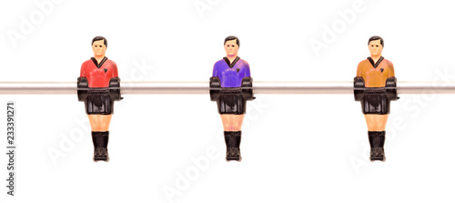Billede på lærred Kickerfiguren - Symbolfoto für Team - Gruppe