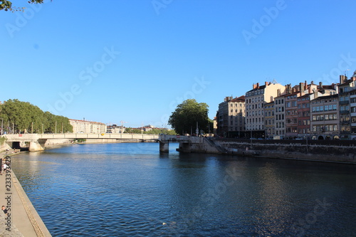 Lyon - Le Vieux Lyon vu depuis les quais de Saône