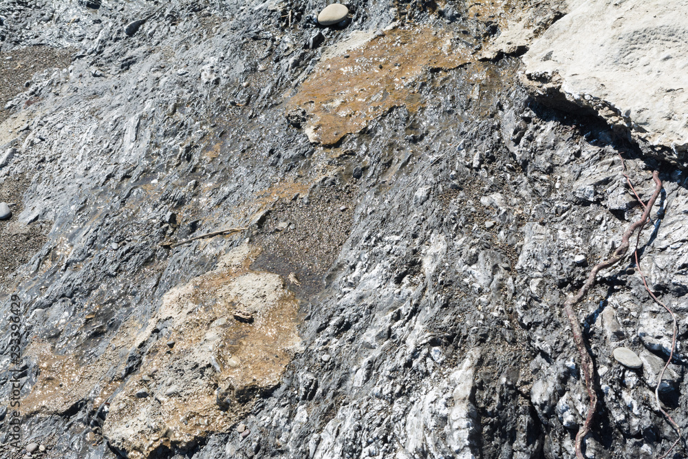 rock formation near the sea