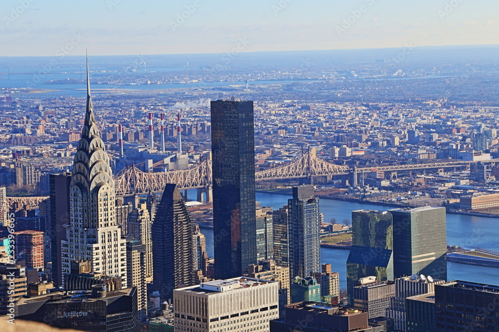 views of New York city