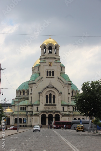 St. Alexander Nevsky Cathedral in the center of Sofia, capital of Bulgaria