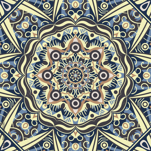 Islamic ornament vector , persian motiff . Round pattern elements e.